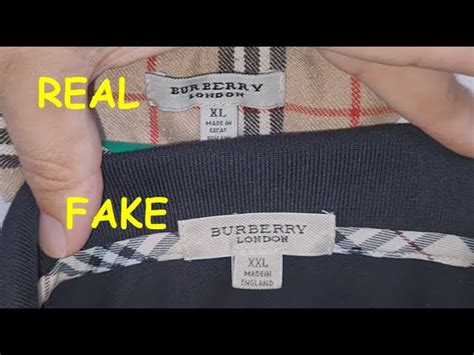 burberry brit shirt original vs fake|burberry brit labels.